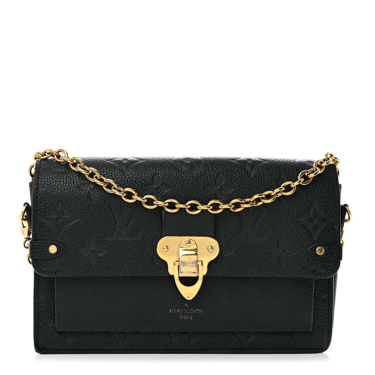 Louis Vuitton Empreinte Vavin Chain Wallet Black