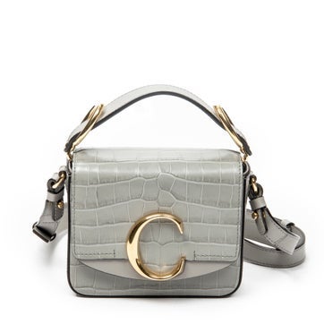 Leather Mini C Crossbody