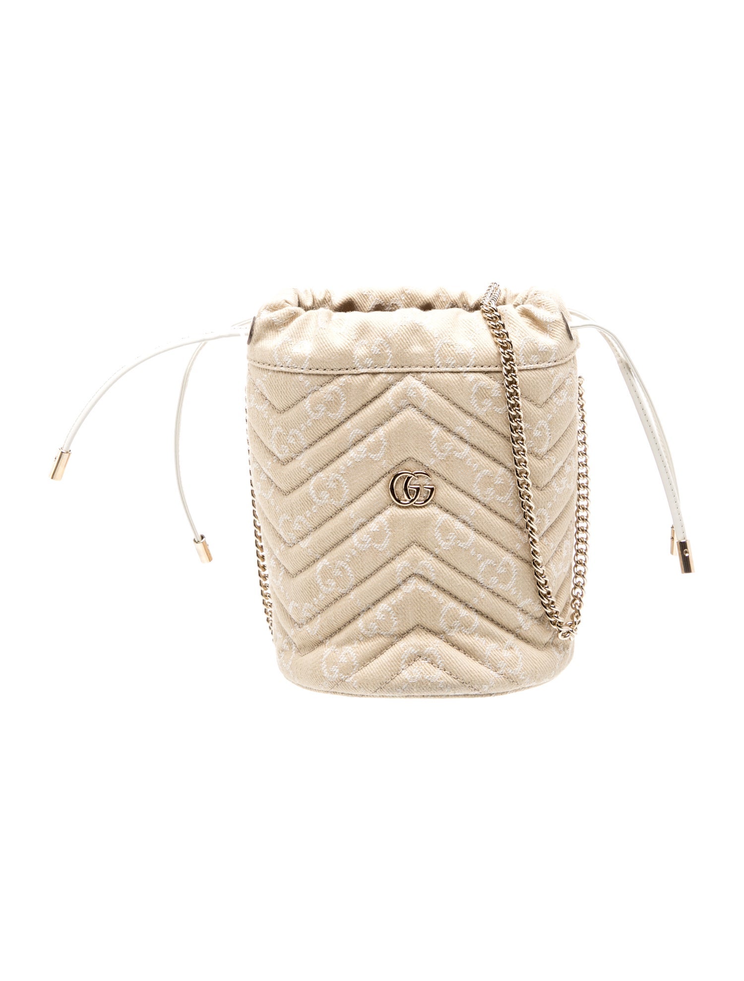 GG Canvas Bucket Bag