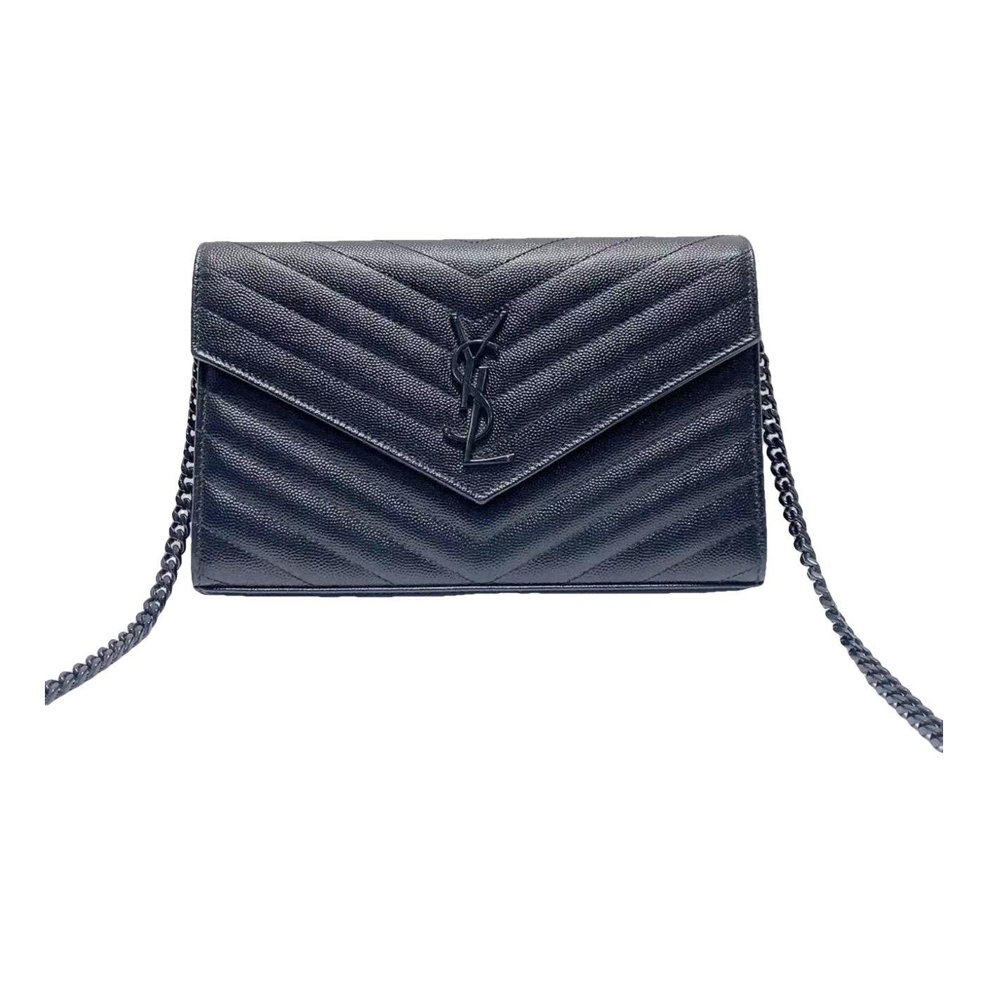 Portefeuille enveloppe leather handbag