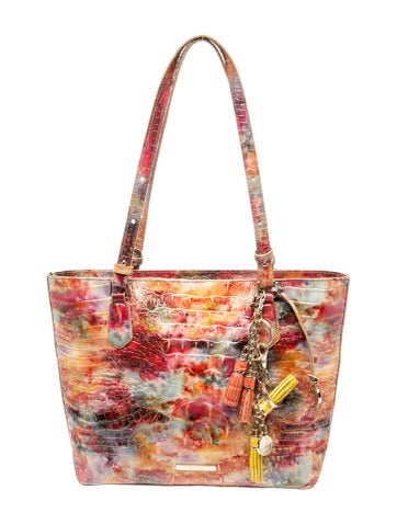 Embossed Leather Tote