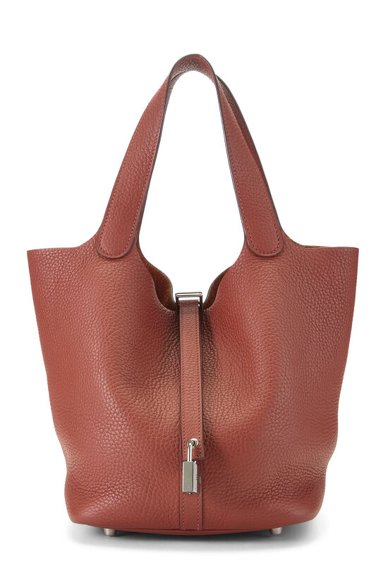 Hermes Cuivre Clemence Picotin Lock 22