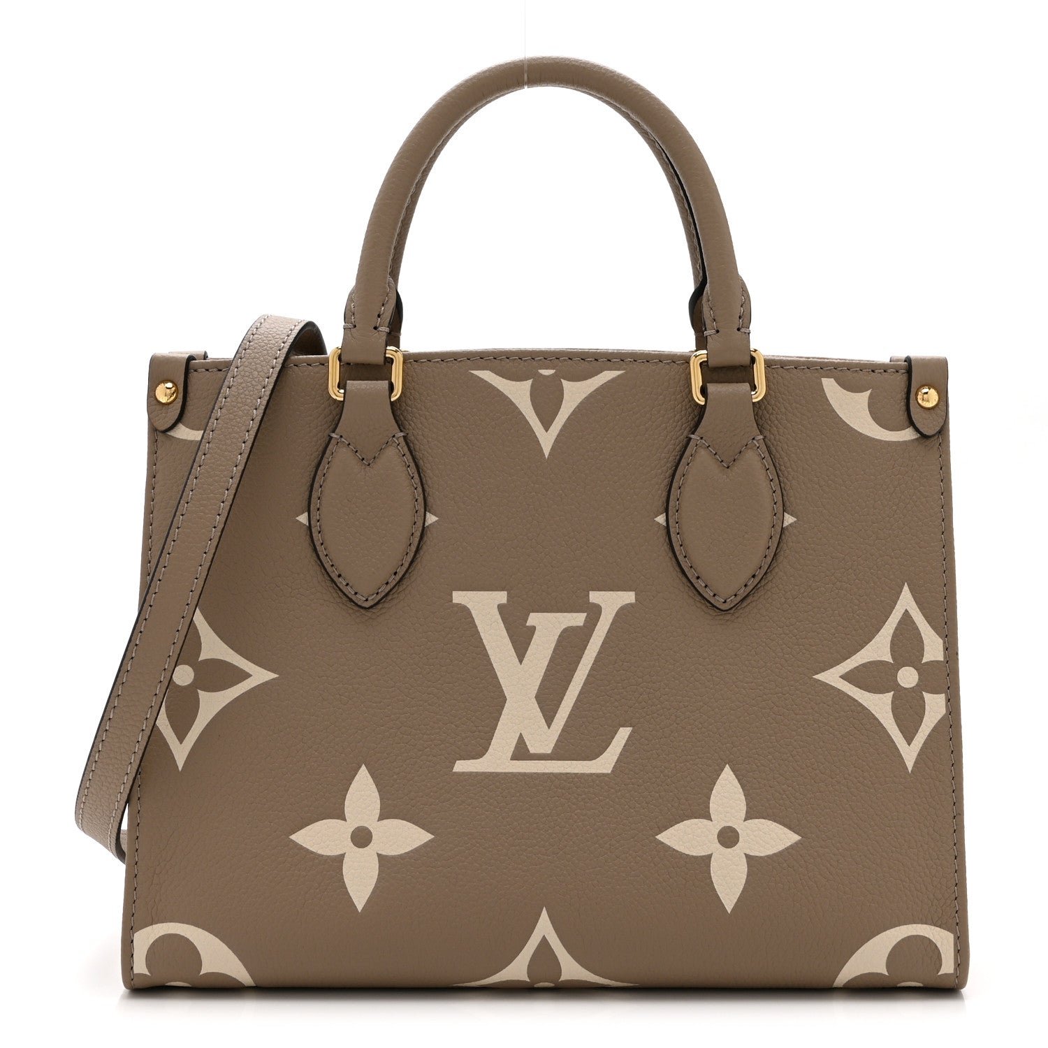 Louis Vuitton Empreinte Monogram Giant Onthego PM Tourterelle Creme