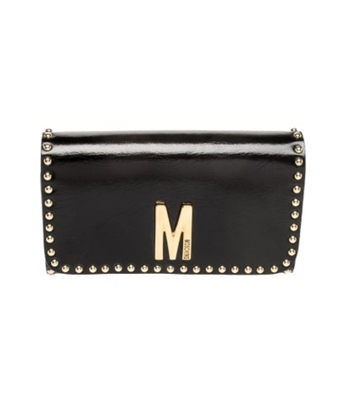 Moschino Patent Leather Clutch