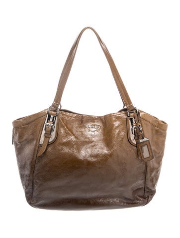 Patent Leather Top Handle Bag