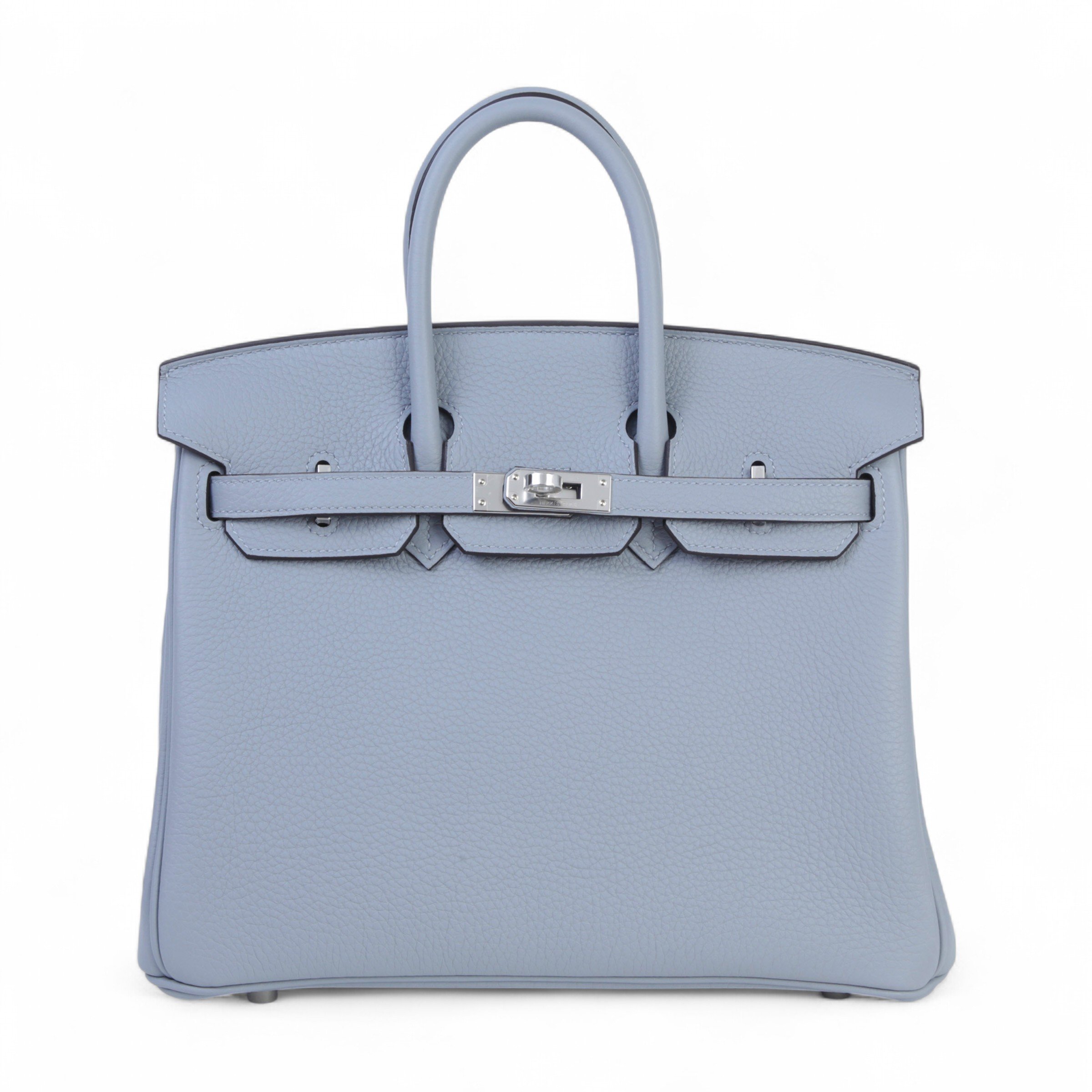 Hermes Brand New ( Rank N ) HERMÈS Birkin 25 Gris Pantin (P0) Togo Palladium hardware K (2025)