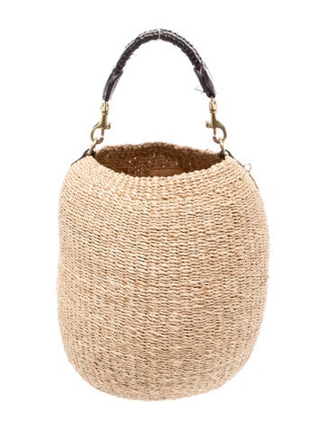 Straw Bucket Bag
