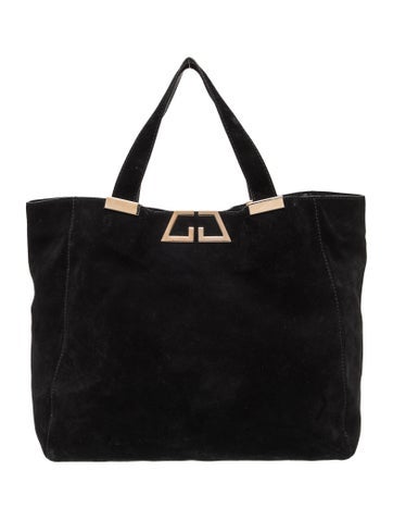 Signature Suede Calfskin Square GG Tote