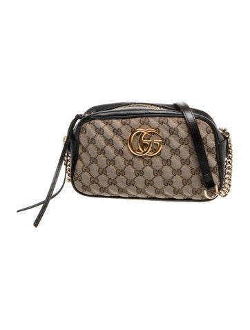 GG Canvas Marmont Small