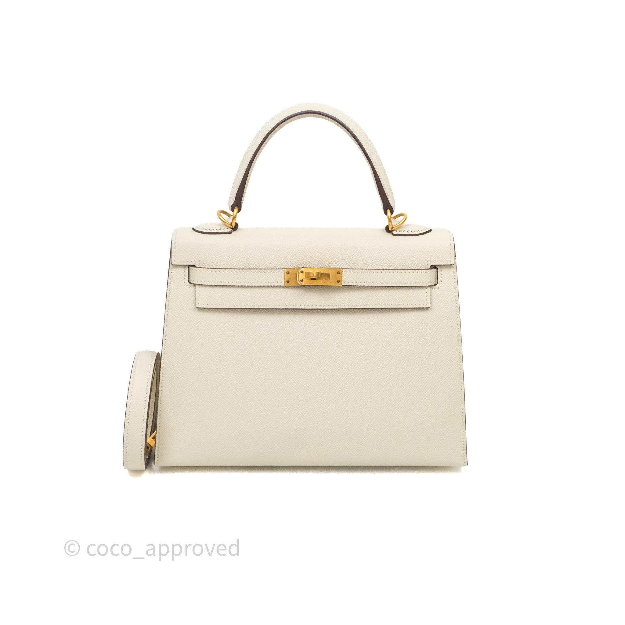 Hermès Kelly 25 HSS Nata x Rose Poupre Epsom Brushed Gold Hardware