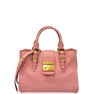 Miu Miu Taurillon Leather Two-Way Bag