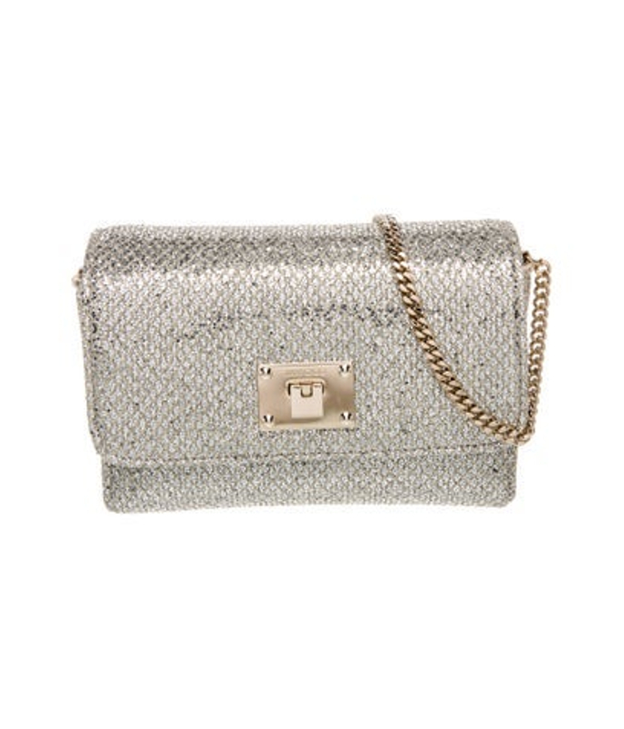 Jimmy Choo Choo Glitter Clutch