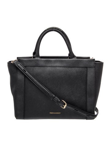 Saffiano Leather Top Handle Bag
