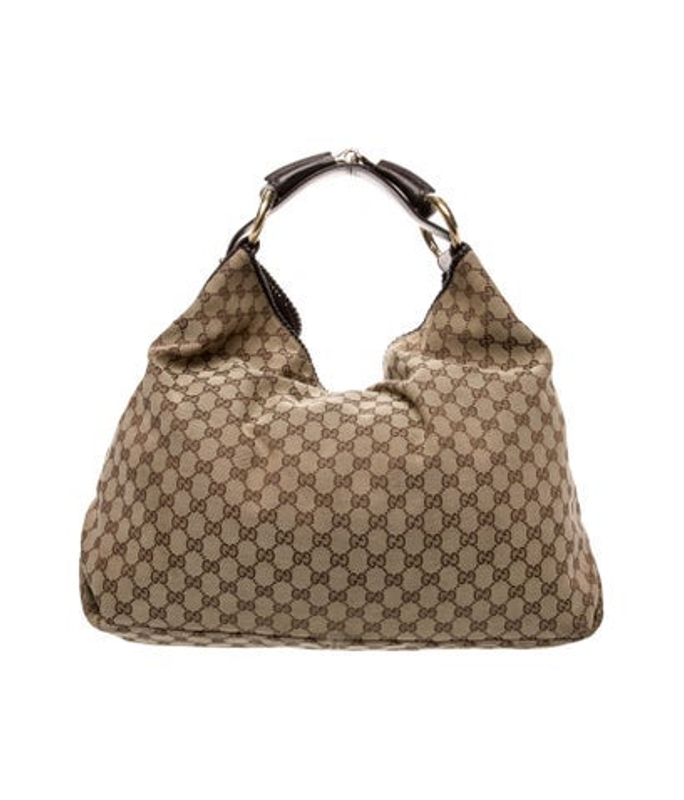 Gucci Gg Canvas Hobo Large