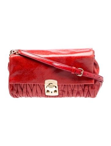 Miu Miu Leather Leather Crossbody Bag