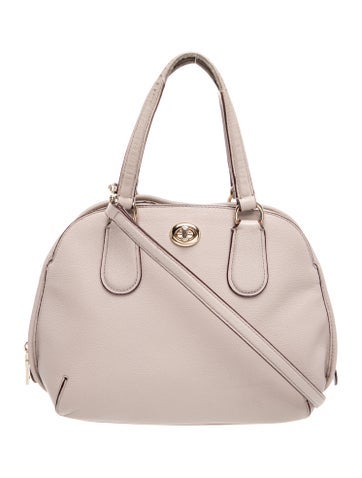 Coach Leather Top Handle Bag