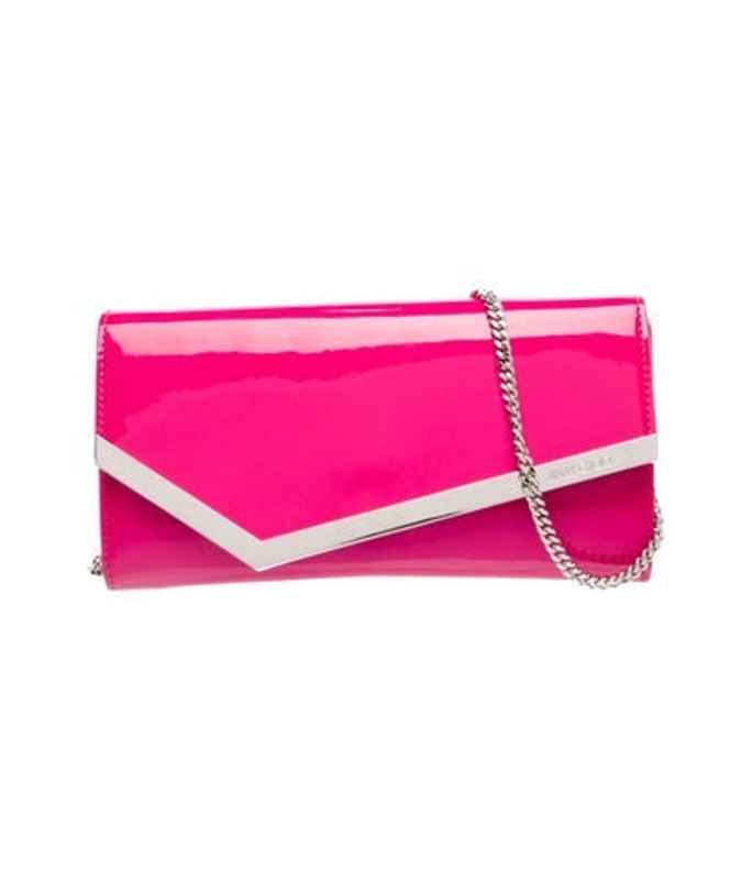Jimmy Choo Choo Patent Leather Clutch