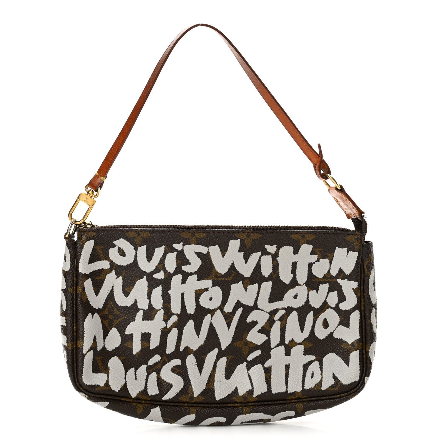 Louis Vuitton Monogram Graffiti Pochette Accessories Silver
