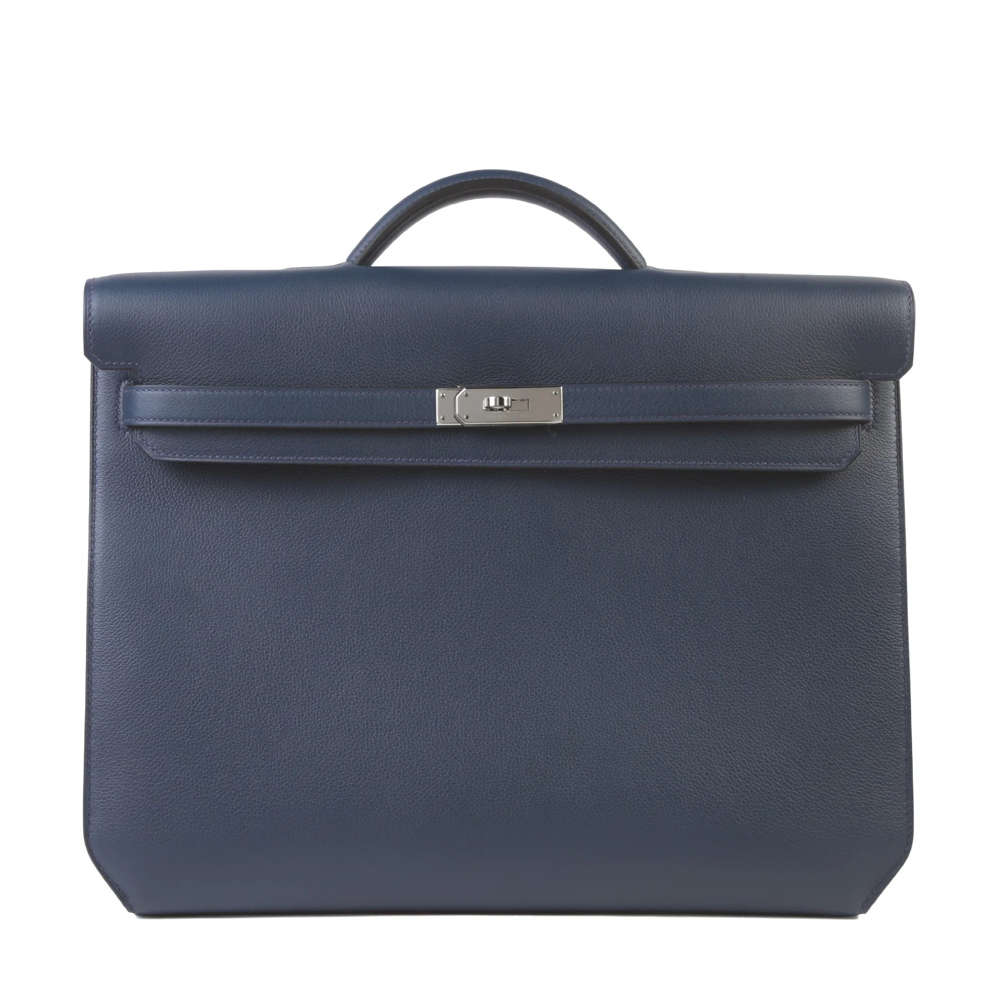 Unused ( Rank NS ) HERMÈS Kelly depeches 36 Bleu de Malte (7L) Evercolor Palladium hardware Y (2020)