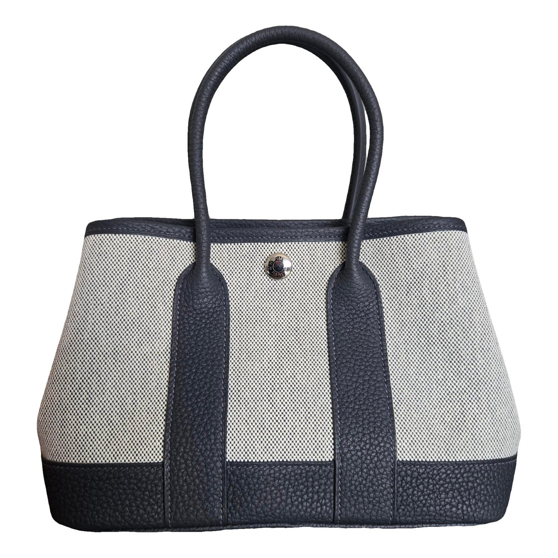 Hermes Garden Party Handbag Ardoise