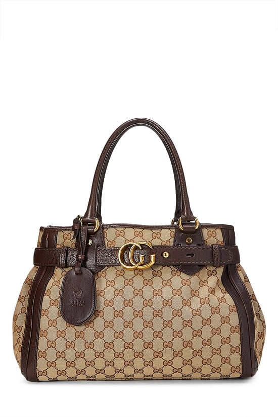 Original GG Canvas Running Tote