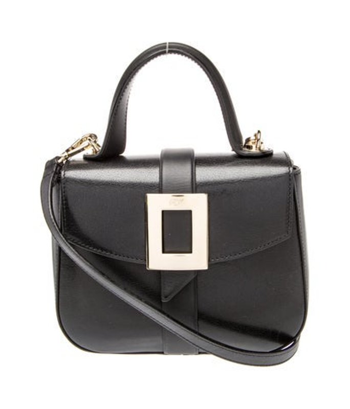 Roger Vivier Vivier Leather Crossbody Bag