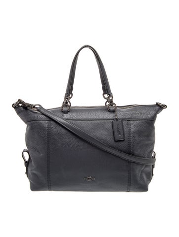 Leather Top Handle Bag