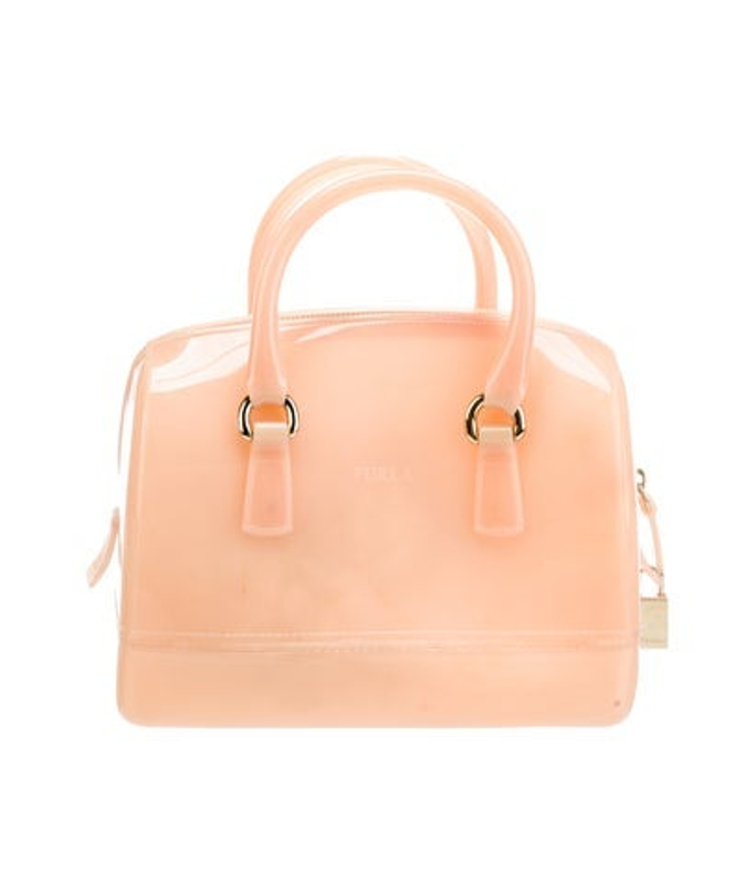 Furla Rubber Top Handle Bag