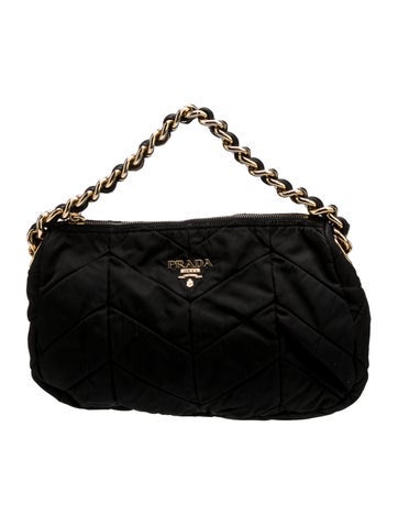 Tessuto Nylon Chevron Quilted Tessuto Nylon Bag