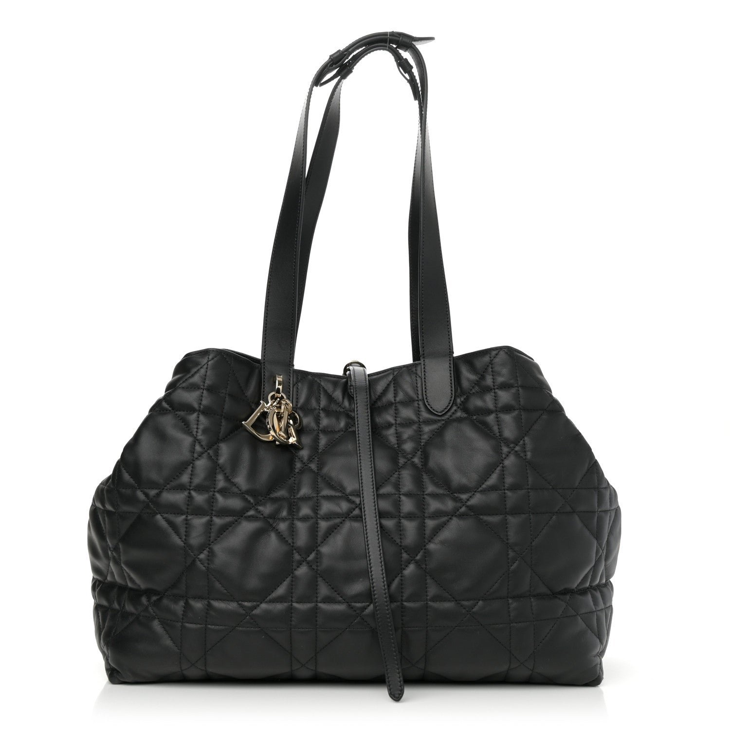 Dior Calfskin Macrocannage Large Toujours Black