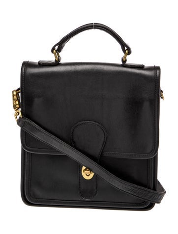 Leather Top Handle Bag Vintage