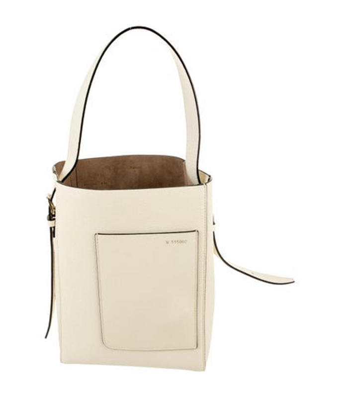 Valextra Leather Bucket Bag