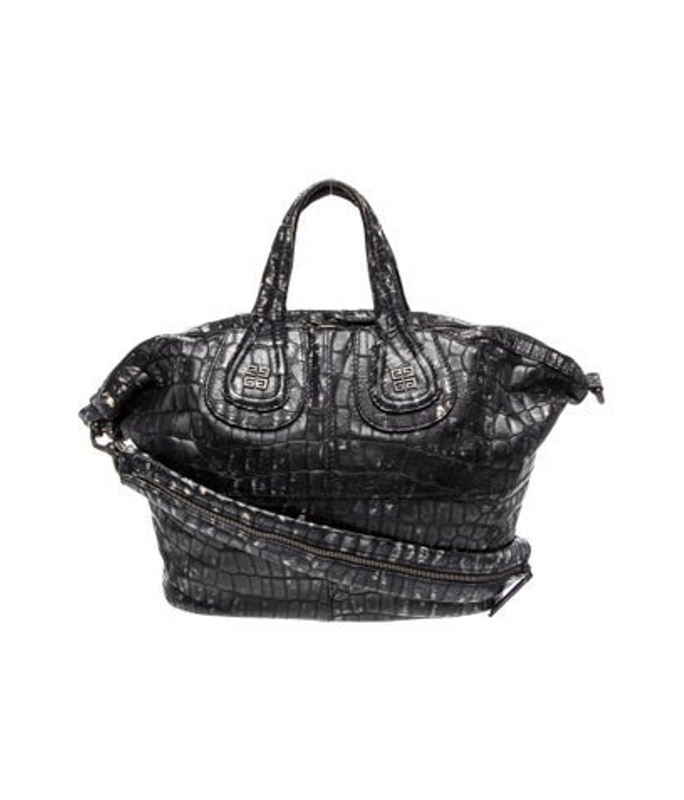 Givenchy Embossed Leather Top Handle Bag