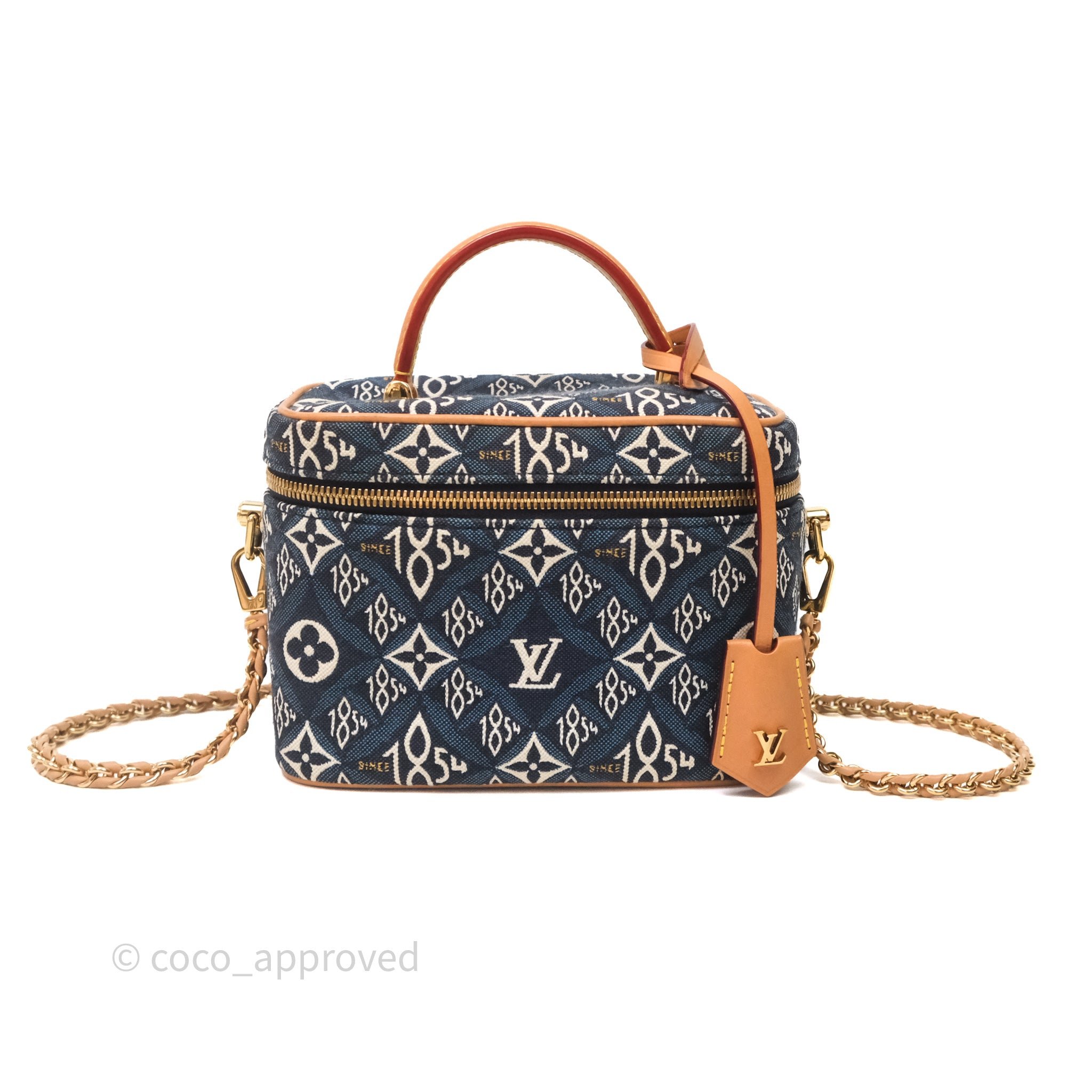 Louis Vuitton Monogram Jacquard Since 1854 Vanity Denim PM