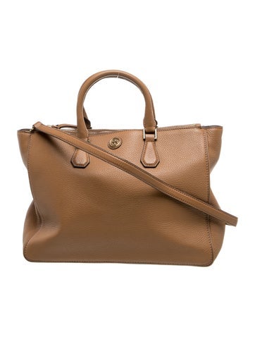 Leather Top Handle Bag