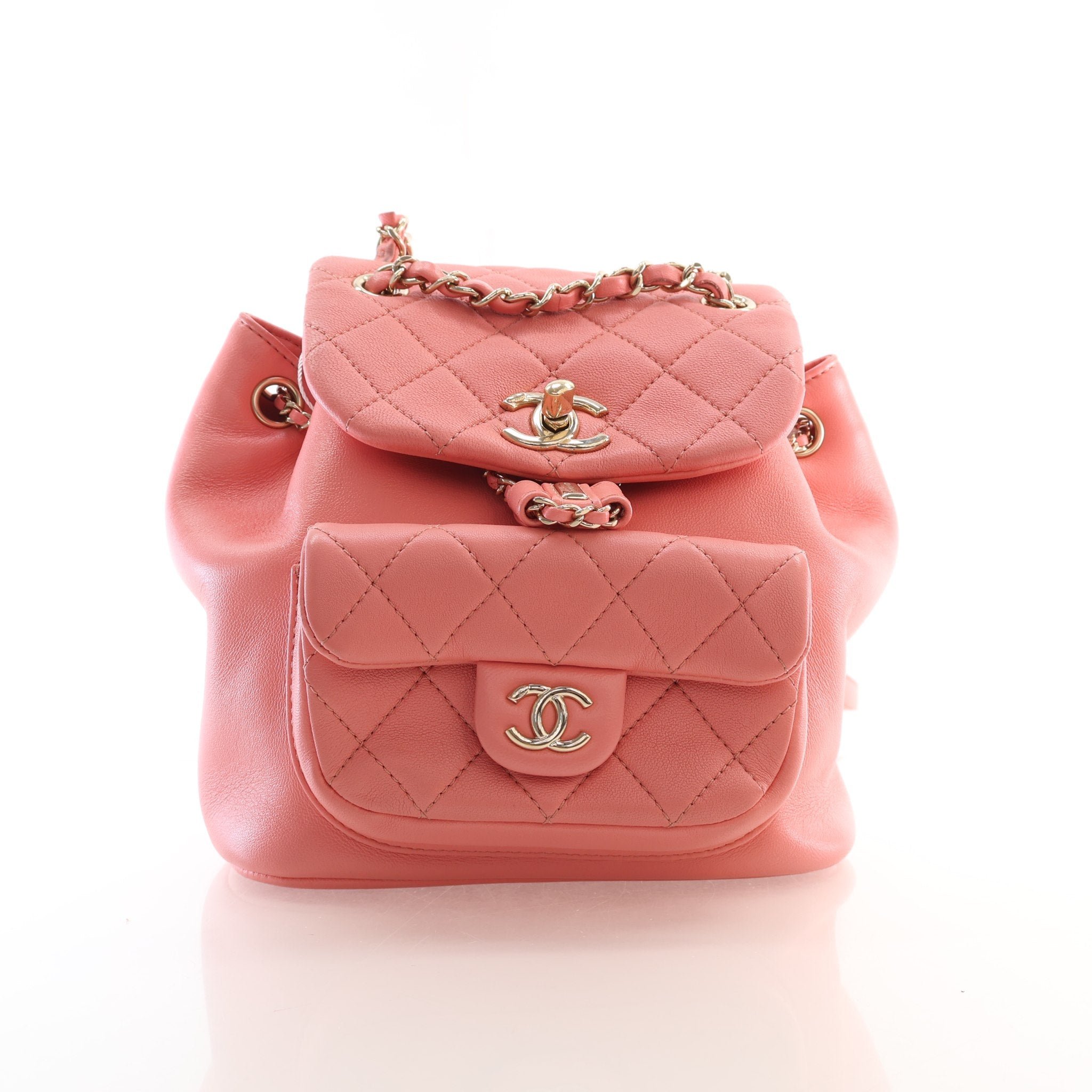 Chanel Small Lambskin Duma Backpack