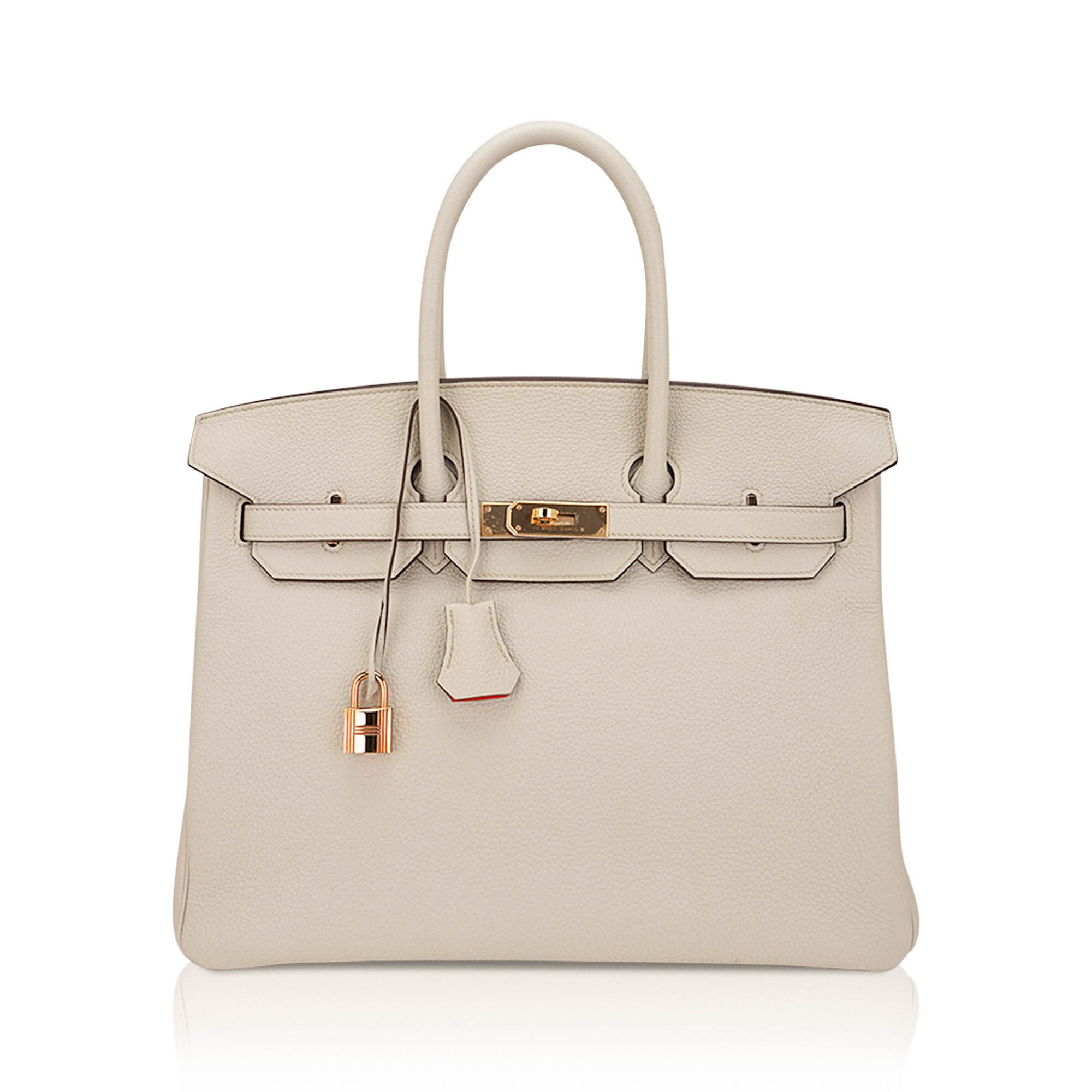 Hermes Hermes HSS Birkin 35 Trench and Corail Togo Leather Special Order Bag