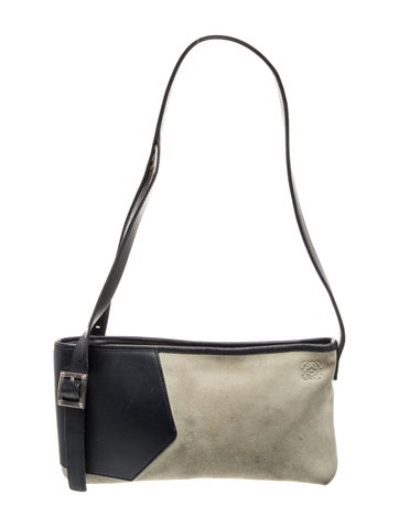 Suede Shoulder Bag Vintage