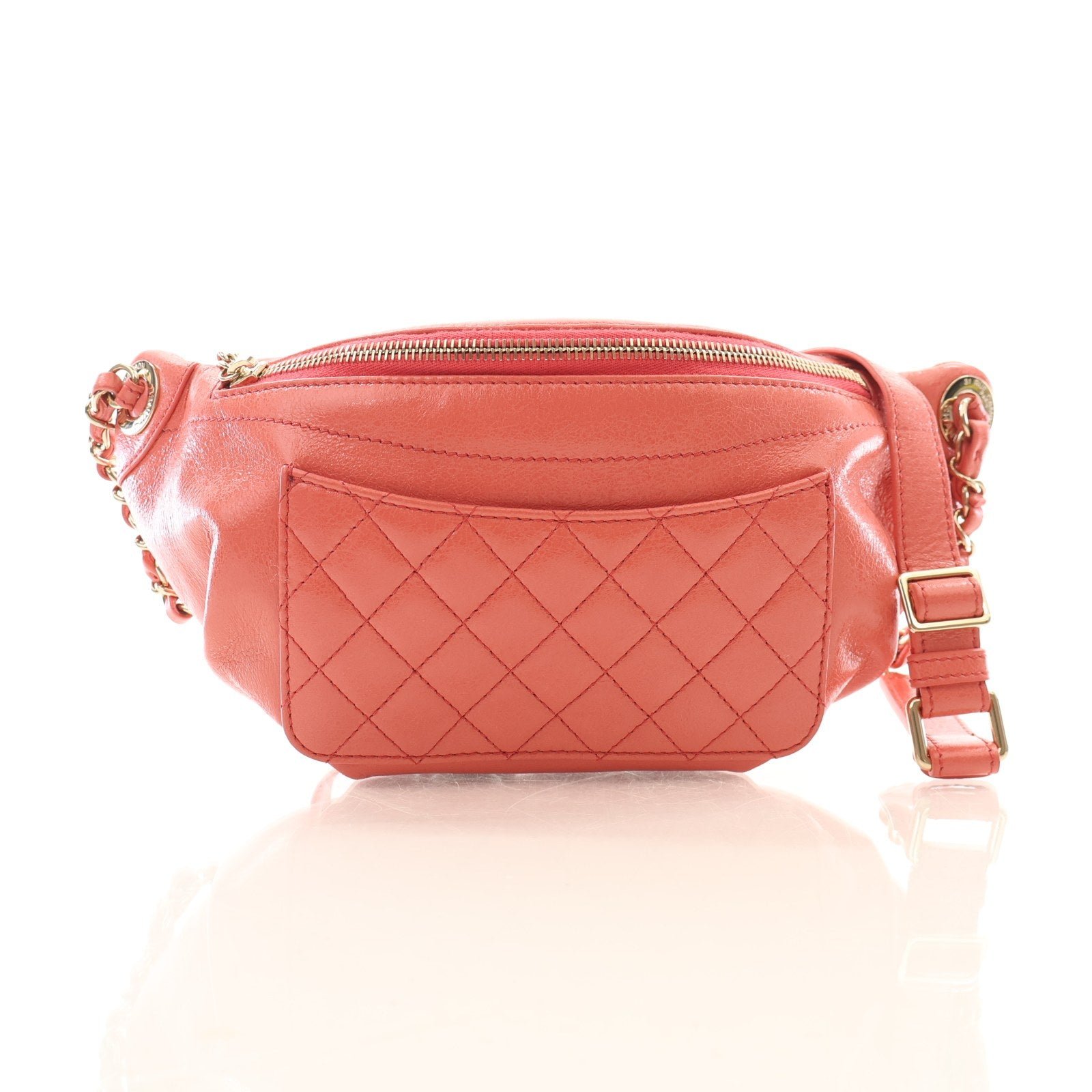 Chanel Lambskin Quilted Waist Bag