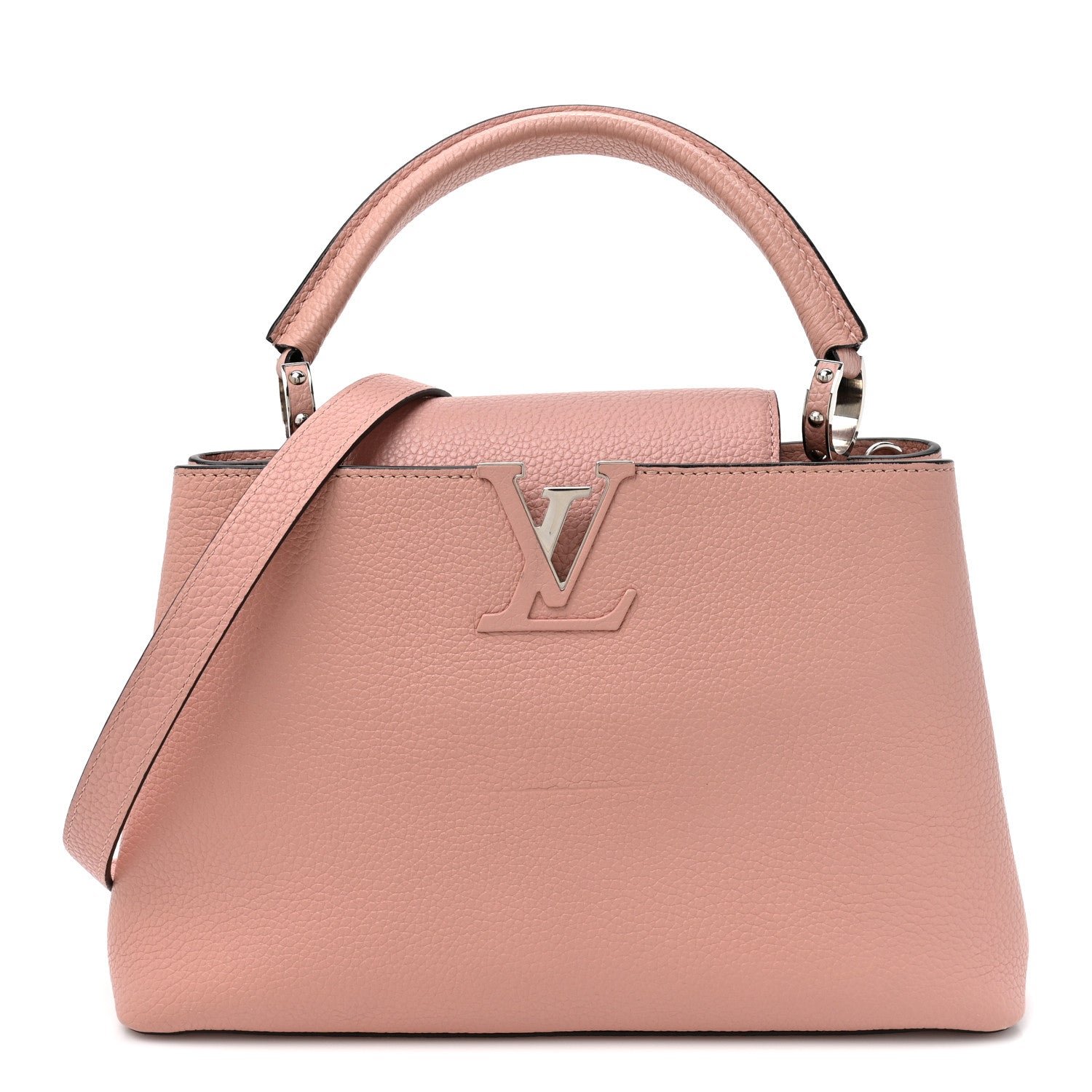 Louis Vuitton Taurillon Capucines PM Magnolia