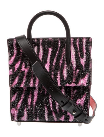 Christian Louboutin Suede Top Handle Bag