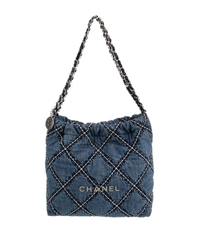 Chanel 2024 Small Denim 22 Hobo