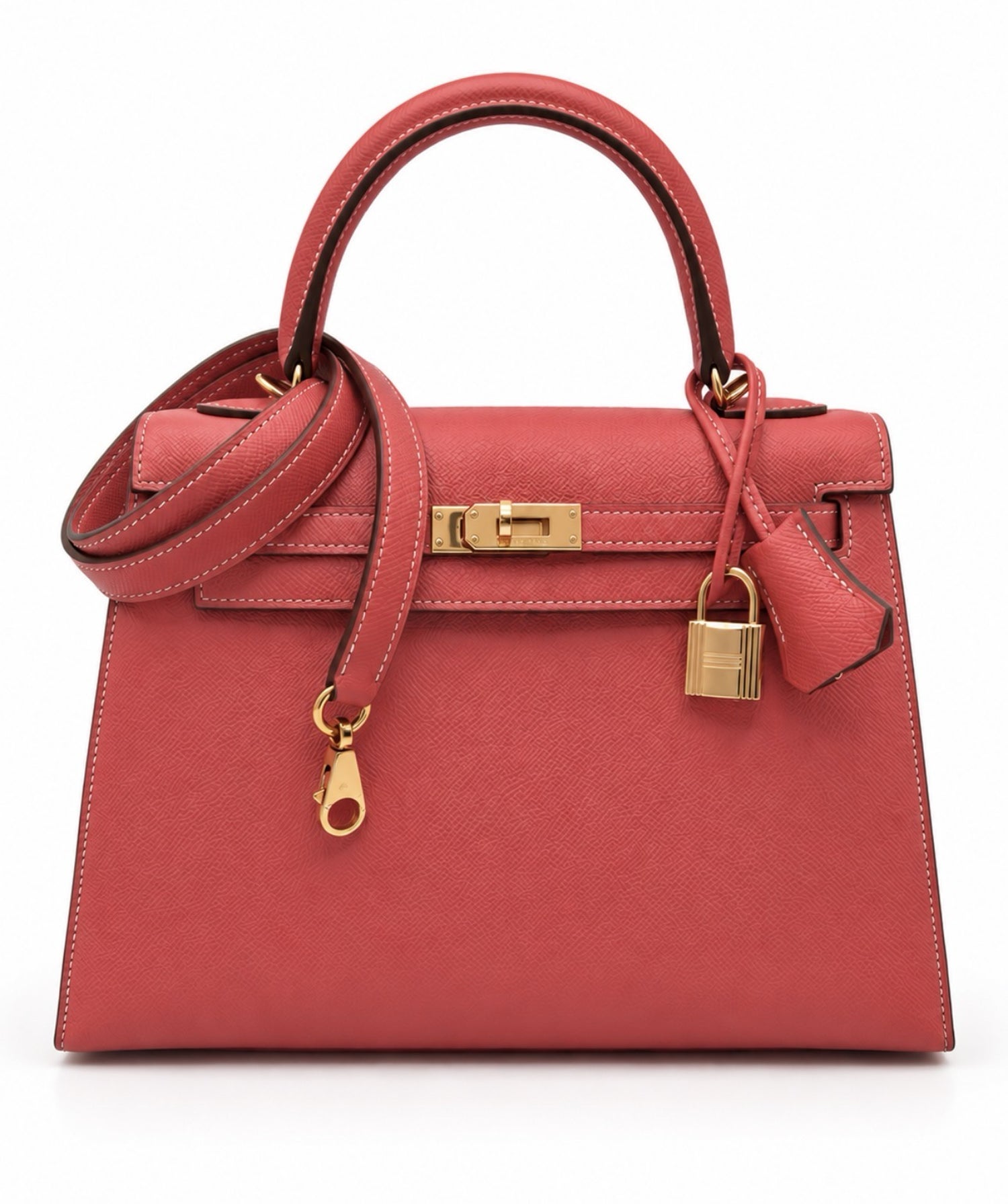 Epsom Leather Kelly Sellier 25