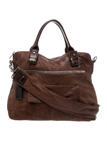 Leather Top Handle Bag
