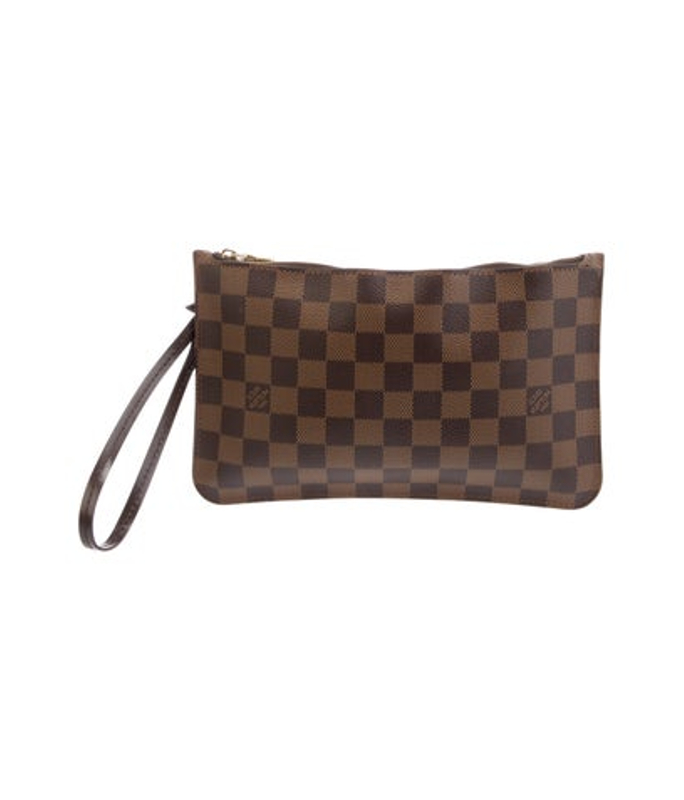 Louis Vuitton Vuitton Damier Ebene Neverfull Pouch