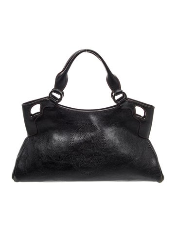 Leather Top Handle Bag