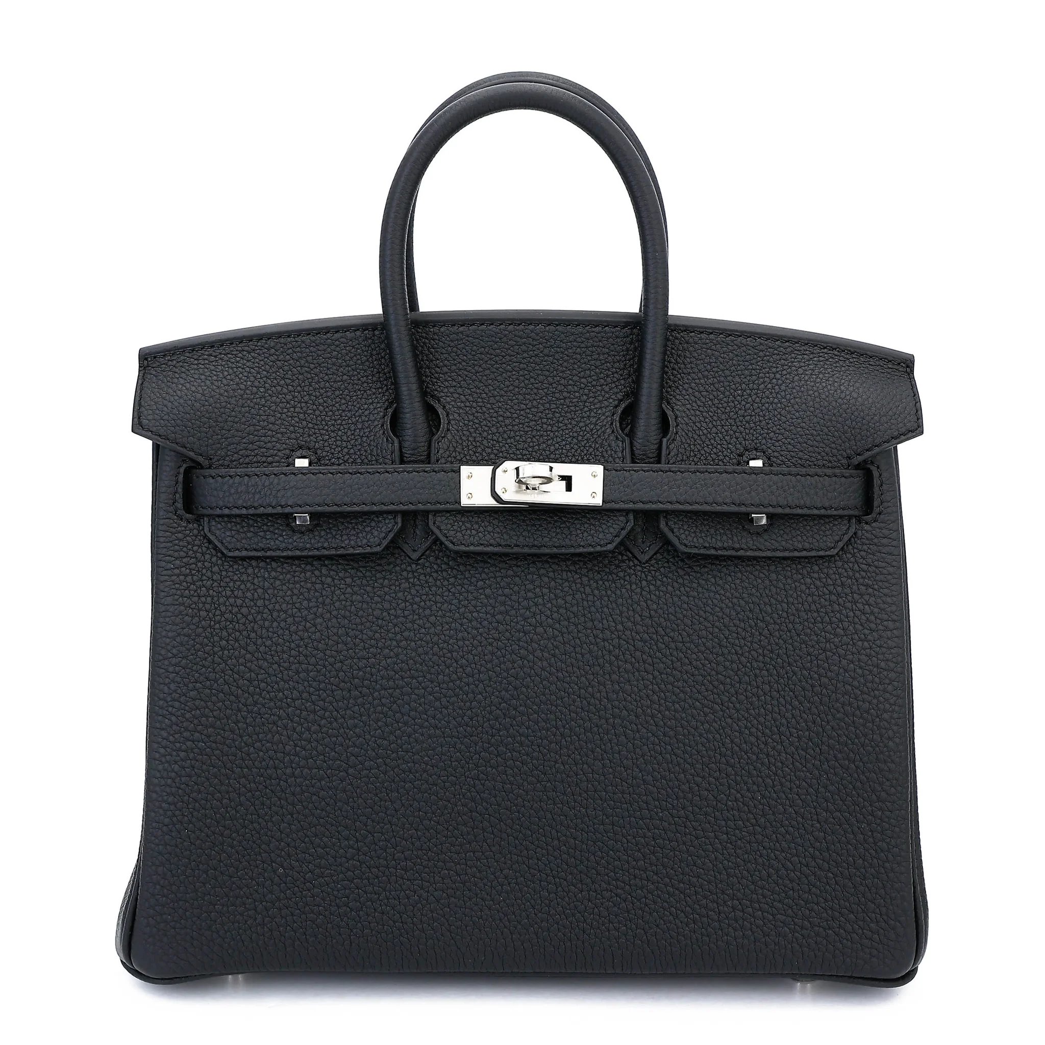 Brand New ( Rank N ) HERMÈS Birkin 25 Noir (89) Togo Palladium hardware G (2026)