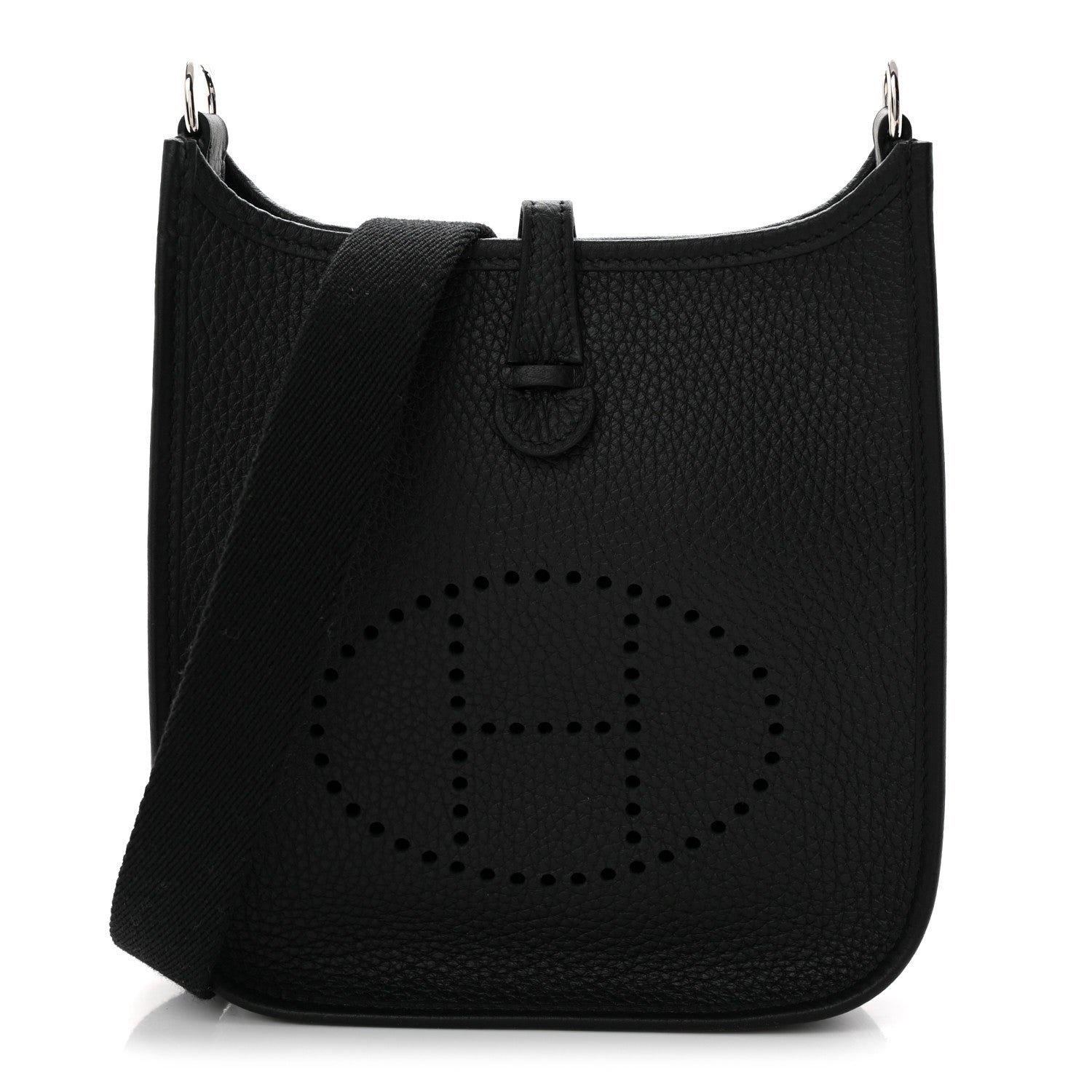 Hermes Taurillon Clemence Evelyne TPM Black
