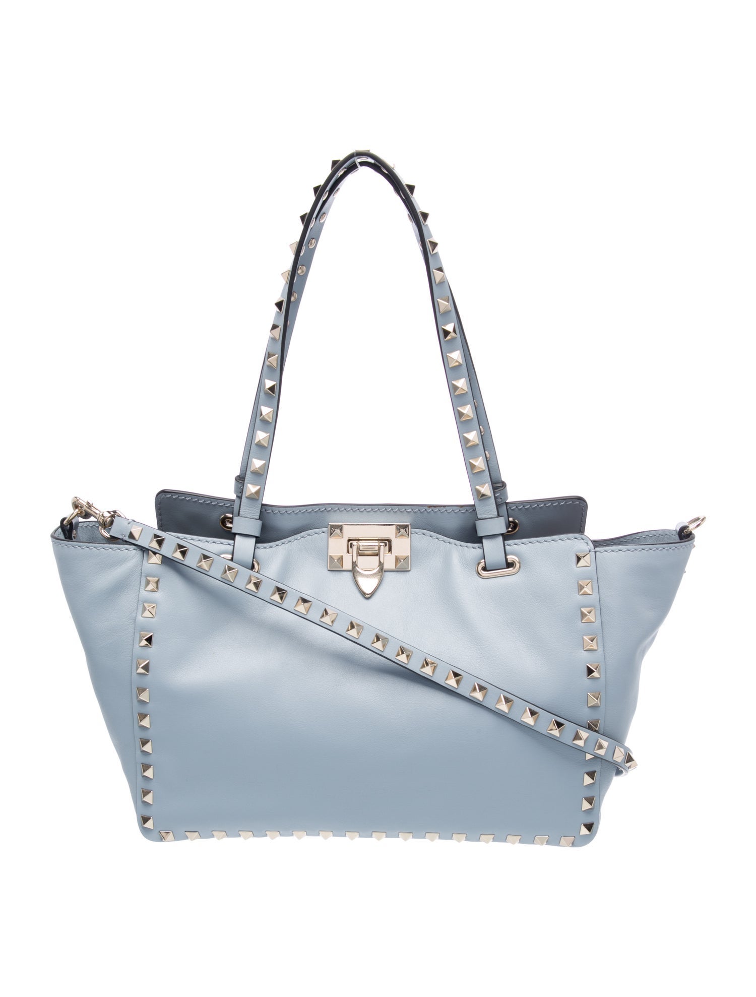 Rockstud Top Handle Bag