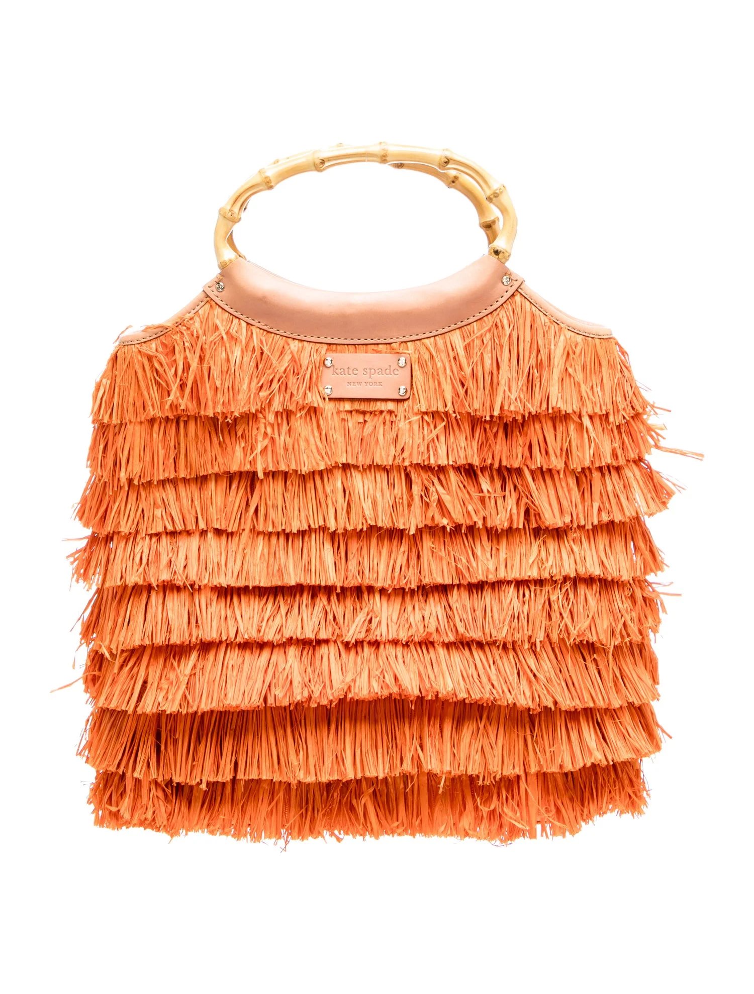 Raffia Top Handle Bag